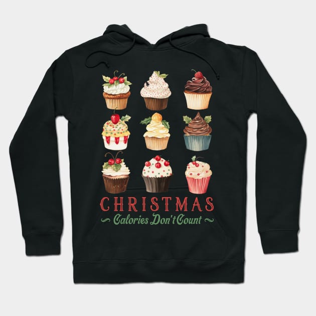 Christmas calories don't count Hoodie by NotUrOrdinaryDesign